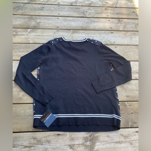 Liz Claiborne Career Women’s Size S blouse polka dot long sleeves. - Picture 5 of 9